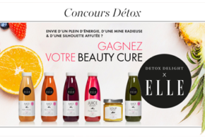 Concours gagnez 3 cures de 3 jour Beauty cure Detox delight x ELLE