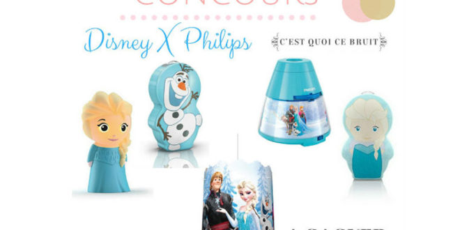 Concours gagnez 3 luminaires Philips Disney La reine des neiges