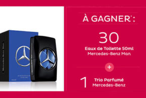 Concours gagnez 3 parfums Mercedes-Benz