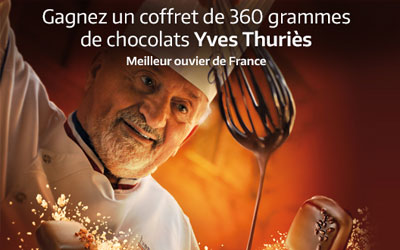 Concours gagnez 360 grammes de chocolats Yves Thuriès