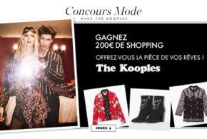 Concours gagnez 5 bons d'achat The Kooples de 200 euros