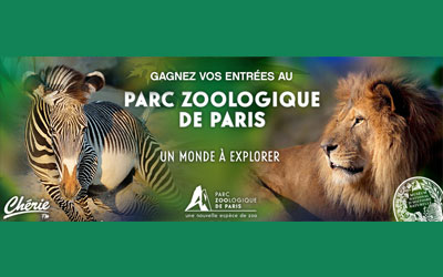 Concours gagnez 5 entrées pour le Parc Zoologique de Paris