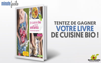 Concours gagnez 5 livres Je cuisine bio avec les enfants