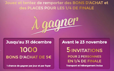 Concours gagnez 5 week-ends à Paris pour 2 personnes