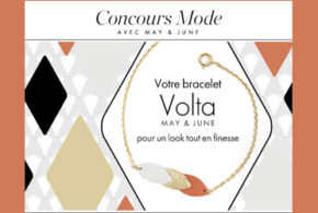 Concours gagnez 50 bracelets Volta dorés à l'or fin