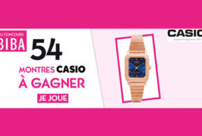 Concours gagnez 54 montres Casio