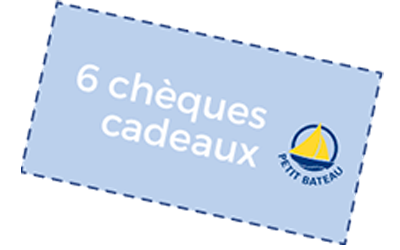 Concours gagnez 6 chèques cadeau Petit bateau de 50 euros