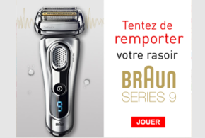 Concours gagnez 6 rasoirs électriques Braun