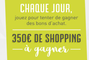 Concours gagnez 7 bons d'achat Gémo de 50 euros