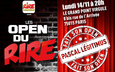 Concours gagnez des invitations pour l'Open du rire