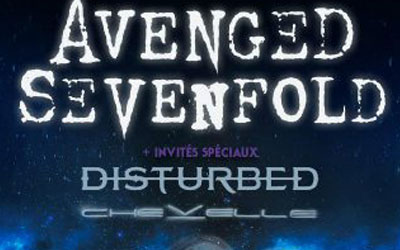 Concours gagnez des invitations pour le concert d'Avenged Sevenfold