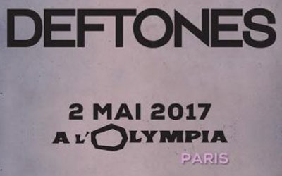 Concours gagnez des invitations pour le concert de Deftones