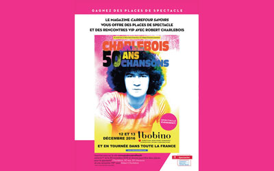 Concours gagnez des invitations pour le concert de Robert Charlebois