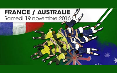 Concours gagnez des invitations pour le match de rugby France Australie