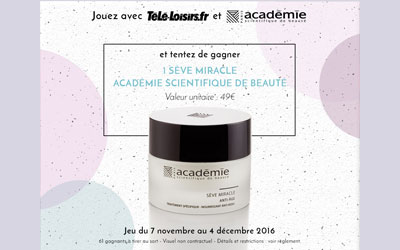 Concours gagnez des produits de soins Académie Scientifique de Beauté