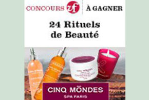 Concours gagnez des produits de soins Cinq Mondes