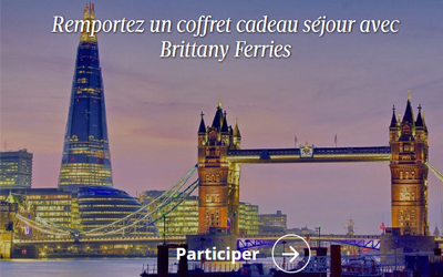Concours gagnez un coffret cadeau séjour avec Brittany Ferries