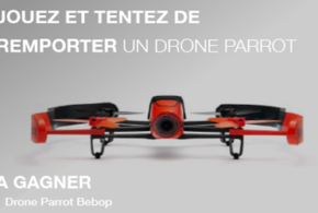 Concours gagnez un drone Parrot Bebop Rouge
