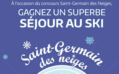 Concours gagnez un séjour au ski pour 2 personnes à Megève