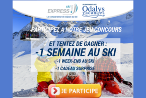 Concours gagnez un séjour d'une semaine au ski