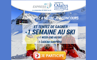 Concours gagnez un séjour d'une semaine au ski