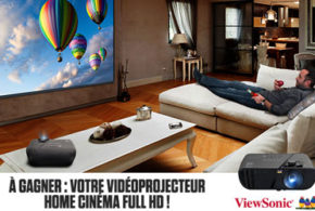 Concours gagnez un vidéoprojecteur Home Cinema Full HD ViewSonic