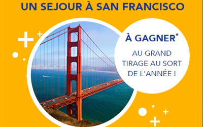 Concours gagnez un voyage à San Francisco pour 2 personnes