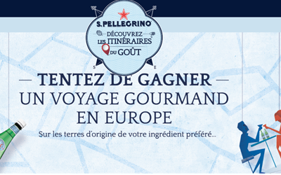 Concours gagnez un voyage gourmand pour 2 en europe