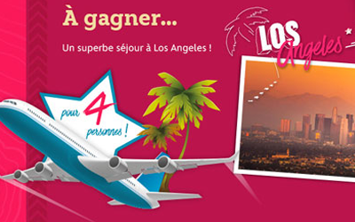 Concours gagnez un voyage pour 4 personnes à Los Angeles