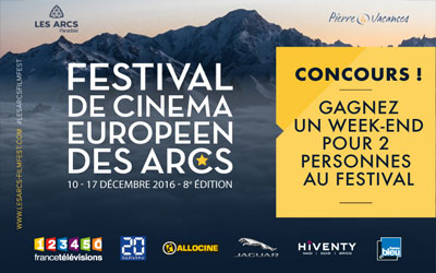 Concours gagnez un week-end pour 2 au Festival européen des Arcs