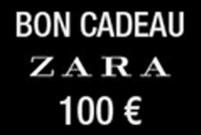 Concours gagnez une carte cadeau Zara de 100 euros