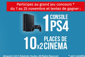 Concours gagnez une console Playstation 4 Slim 500Go