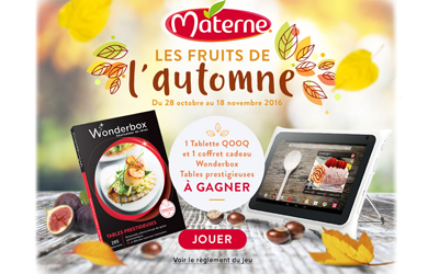 Concours gagnez une tablette tactile de cuisine QooQ