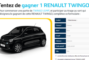 Concours gagnez une voiture Renault Twingo Intens SCe 70