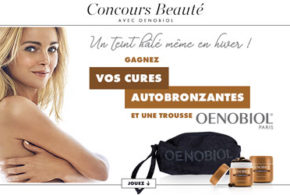 Concours gagnez vos cures autobronzantes Oenobiol