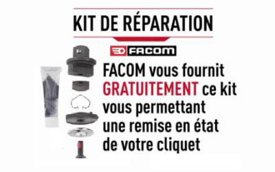 Kit gratuit de réparation Facom