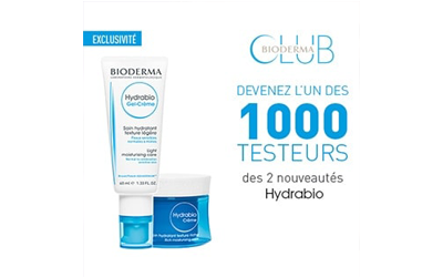 Test produit, 1000 Soins Hydrabio de Bioderma