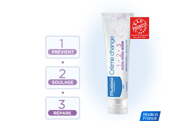 Test produit, Crème de change 1 2 3 de Mustela