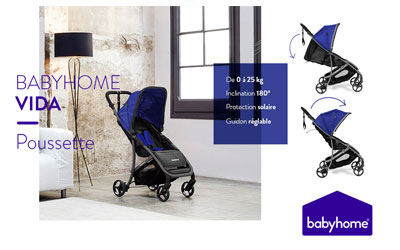 Test produit, La poussette Vida de BABYHOME