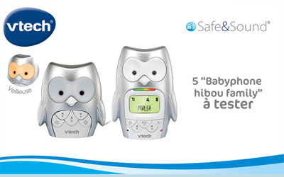 Test produit, Le Babyphone Hibou Family de Vtech