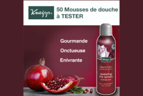 Test produit, Mousse de douche Eveil des Sens de Kneipp