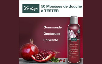 Test produit, Mousse de douche Eveil des Sens de Kneipp