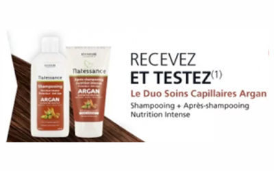 Test produit, duo de soins capillaires argan