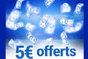 5€ offerts sur votre carte Carrefour pour toute inscription