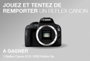 Concours gagnez 1 appareil photo Reflex Canon EOS 100D