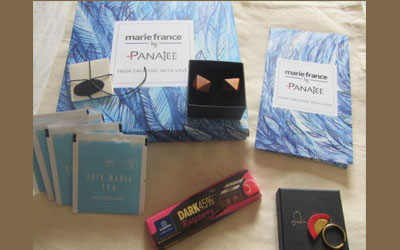 Concours gagnez 1 box bijoux Marie France bag & Panajee