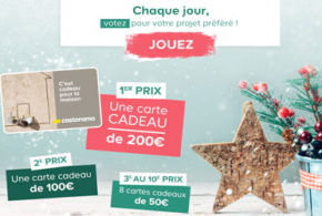 Concours gagnez 1 carte cadeau Castorama de 200 euros