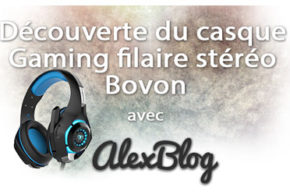 Concours gagnez 1 casque Gaming filaire stéréo Bovon