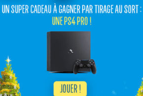 Concours gagnez 1 console de jeux PS4 PRO de 399 euros