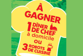 Concours gagnez 1 dîner préparé par un Chef à votre domicile pour 4